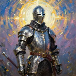 dark souls, knight, by claude monet