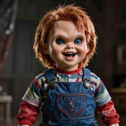 screaming chucky doll as the night king on game of thrones octane render