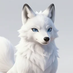 character portrait of a male anthro wolf fursona with white fur, a tail and a cute beautiful attractive furry face wearing stylish cyberpunk clothes in a cyberpunk city at night while it rains. hidari, color page, tankoban, 4K, tone mapping, Akihiko Yoshida.
