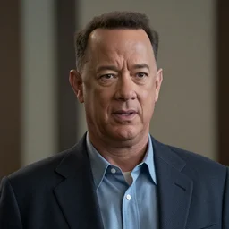 Live Action Still of Tom Hanks dressed as and playing Hank Hill in the Live Action King of the Hill Movie, real life, hyperrealistic, ultra realistic, realistic, highly detailed, detailed, very detailed, cool, ultra detailed, very realistic, trending on artstation, epic, HD quality, 8k resolution, body and headshot, film still, real, detailed face, very detailed face, real life, front face, front view, dramatic lighting, real, real world