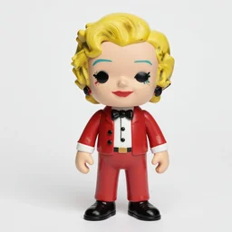 andy warhol stop motion vinyl action figure, plastic, toy, butcher billy style