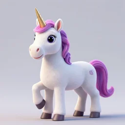 unicorn made by Pixar, high resolution, 8k
