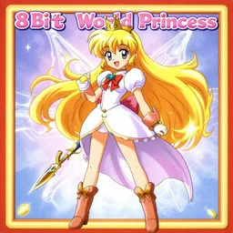 album cover of 8 bit world princess by akihiko yoshida