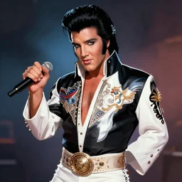 The Goddess of Elvis, detailed digital art, trending on Artstation