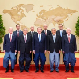 Group photo of the G7 world leaders wearing their clothes inside out