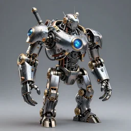 a Steam powered mechanical golem, forward facing angle, studio background, concept art, character design, stunning 3d render , art by Tooth Wu and riot studios, 8k octane beautifully detailed render, post-processing, extremely hyperdetailed, intricate complexity, epic composition, grim yet sparkling atmosphere, masterpiece, trending on artstation