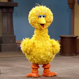 a film still of big bird in birds ( 1 9 6 3 ) technicolor