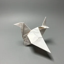 an Origami of a bird