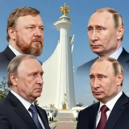 vision of ezekiel!!!!! with vladimir putin, portrait