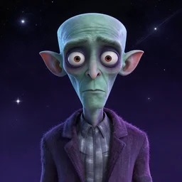 cosmic lovecraft random portrait, pixar style, by tristan eaton stanley artgerm and tom bagshaw.