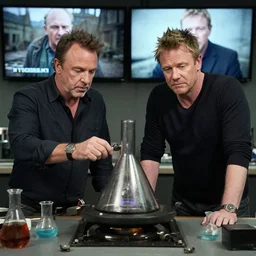 guy fieri and gordon ramsay fused together, chernobyl, science experiment, documentary footage
