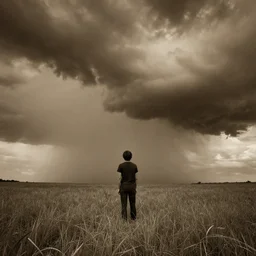standing against the storm, sepia - n 6