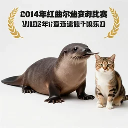 a platypus - cat - hybrid with a beak, animal photography, wildlife photo, award winning