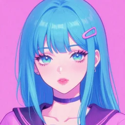 anime, pastel texture, matte painting hyperpop portrait trending on pixiv
