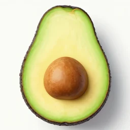a dalek in the shape of an avocado