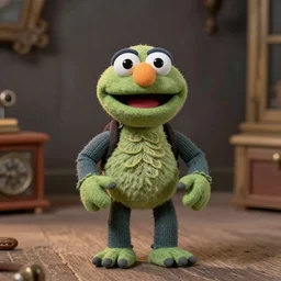 toy cthulhu in the style of Jim Henson's muppets, photo, high definition