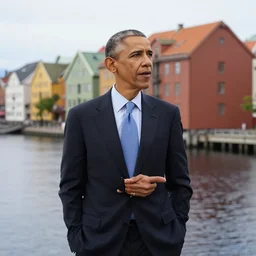 Obama visiting Trondheim, Norway