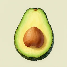 portrait of emma head of an avocado < : emmacado : 1 0 0 8 9 8 1 3 4 2 1 6 5 4 0 1 6 5 0 > - n 4