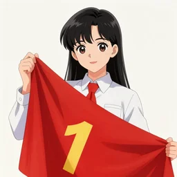 anime girl holding a red banner, brutalist art style, propaganda poster, 1 9 0 0 s, socialist