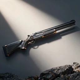 futuristic weapon shotgun, long shot