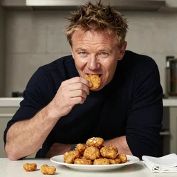 gordon ramsay eating dino fun nuggets
