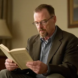 walter white reading condorito