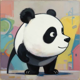 greg manchess portrait painting of human trash panda character, medium shot, asymmetrical, profile picture, organic painting, sunny day, matte painting, bold shapes, hard edges, street art, trending on artstation, by huang guangjian and gil elvgren and sachin teng
