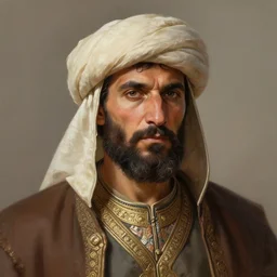 portrait of a kurdish warrior, highly detailed, digital painting, artstation, concept art, sharp focus, illustration, art by art germ and greg rutkowski and alphonse mucha