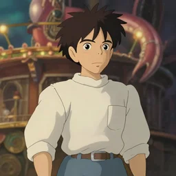 a film still floats carnival, medium shot, waist up, studio ghibli, pixar and disney animation, sharp, rendered in unreal engine 5, anime key art by greg rutkowski, bloom, dramatic lighting