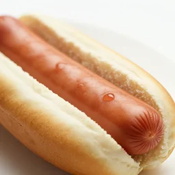 close up photo of a hot dog ,realistic photo, 4k, 8k