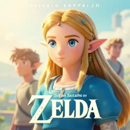 movie poster, zelda, by sylvain sarrailh, rhads, ferdinand knab, trending on artstation, cinematic light, pastel colors, volumetric shading, high radiosity dull skin, global illumination, radiant light, soft light, soft color dodge, subsurface scattering