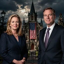 american gothic with marjorie taylor green and matt gaetz,