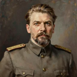 Joseph Stalin from the Soviet Union, oil on canvas, trending on artstation, by J. C. Leyendecker and Ghibli, octane render