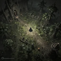 A stunning screenshot of a unique area in Bloodborne