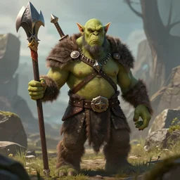a photo of an orc