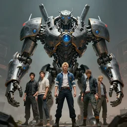 a beautiful portrait of a giant mechanical beast by Greg Rutkowski, Sung Choi, Mitchell Mohrhauser, Maciej Kuciara, Johnson Ting, Maxim Verehin, Peter Konig, final fantasy, Marco lense , 8k photorealistic, cinematic lighting, HD, high details, atmospheric , trending on artstation