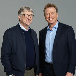 bill gates replacing arnold schwarzenegger in the leading role of'terminator genisys ( 2 0 1 5 ) ', film poster