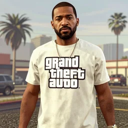 George Floyd, cover art for Grand theft auto 5,