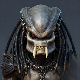 portrait, symetrical, of Predator with four mandibles,  digital painting, artstation, concept art, smooth, sharp, focus, illustration, Peter Mohrbacher, 8k, high resolution