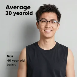 average 30 year old male