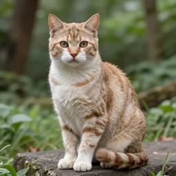 A pretty human male with cat features (also known as a catboy), in his natural habitat. Pictured are his cute ears and long tail. 4K National Geographic photograph
