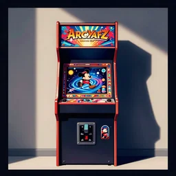arcade games by disney concept artists, blunt borders, rule of thirds