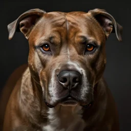 a pitbull with rabies, concept art, detailed face, fantasy, highly detailed, cinematic lighting, digital art painting by greg rutkowski