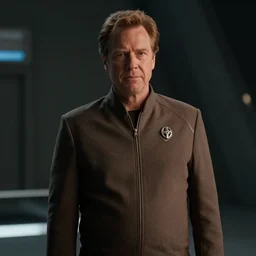 film still of zapp brannigan in the new scifi movie, 4 k