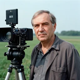 a portrait photograph of a character in a scenic environment by andrei tarkovsky, shot on large format film camera, cinematic composition, beautiful lighting,