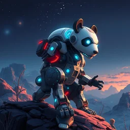 panda machine mecanical creature robot of horizon forbidden west horizon zero dawn bioluminiscence, art gta 5 comics, official fanart behance hd artstation by jesper ejsing, by rhads, makoto shinkai and lois van baarle, ilya kuvshinov, ossdraws borderlands and by feng zhu and loish and laurie greasley, victo ngai, andreas rocha, john harris alena aenami artworks in 4 k