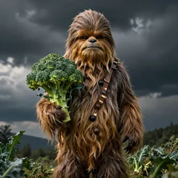 broccoli that looks just like Chewbacca, photo