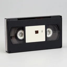 vhs tape. video cassette sleeve. retro 1 9 8 0 s 1 9 9 0 s electronics.