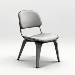 concept rendering of a chair, product design illustration, organic design