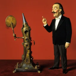 singing strange machine by rene magritte and salvadore dali